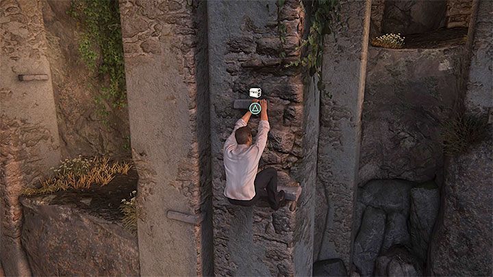 Use them to reach a small hole with the treasure shown on the above screenshot - Uncharted 4: Chapter 6 Once a Thief - treasure list - Treasures - Uncharted 4: A Thiefs End Game Guide