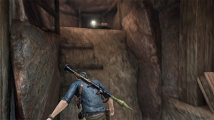 This will let you use the wooden log, turn right and jump towards an interactive edge - Uncharted 4: Chapter 10 The Twelve Towers - treasure list - Treasures - Uncharted 4: A Thiefs End Game Guide