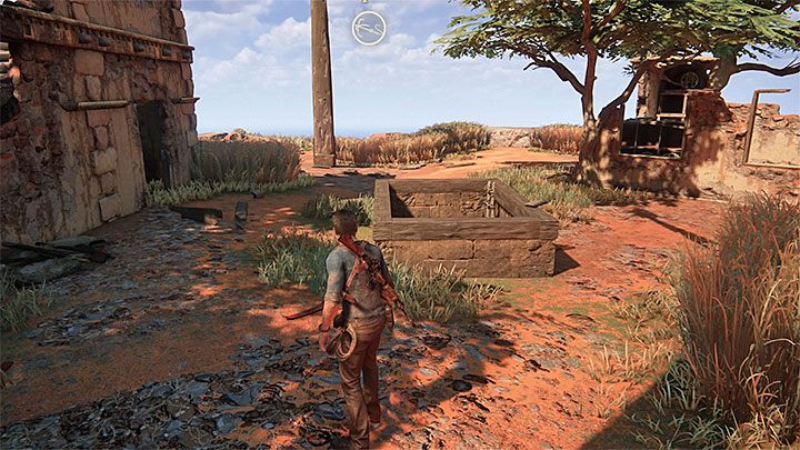 When you get to the ruins, you will have to deal with some mercenaries, and only then you will be able to locate the well (see screenshot) - Uncharted 4: Chapter 10 The Twelve Towers - treasure list - Treasures - Uncharted 4: A Thiefs End Game Guide