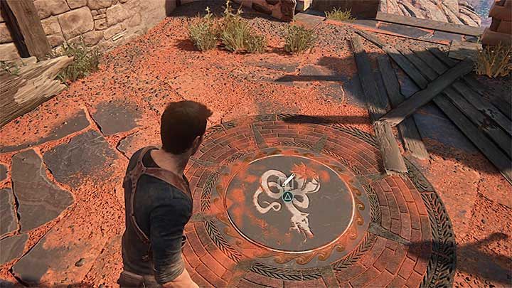 Inside the ruins, you will find a symbol on the ground (entry to your journal) - Uncharted 4: Chapter 10 The Twelve Towers - walkthrough - Walkthrough - Uncharted 4: A Thiefs End Game Guide