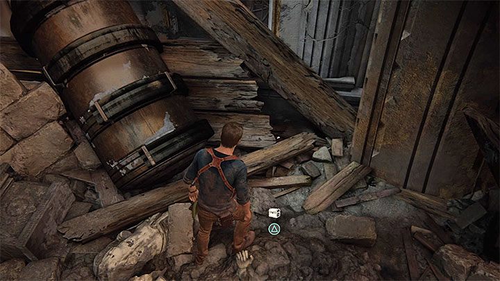 Find a new collectible where there is the destroyed bell - Uncharted 4: Chapter 11 Hidden in Plain Sight - walkthrough - Walkthrough - Uncharted 4: A Thiefs End Game Guide