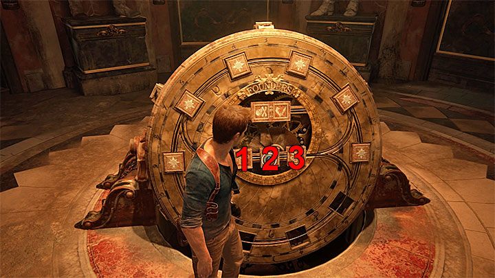 Return to the Founders Wheel and repeat the steps that you have take in the case of the journal - Uncharted 4: Chapter 11 Hidden in Plain Sight - walkthrough - Walkthrough - Uncharted 4: A Thiefs End Game Guide