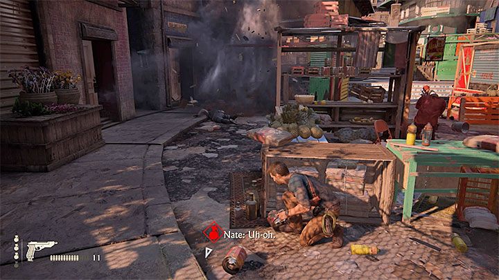 Mercenaries will arrive at the bazaar - Uncharted 4: Chapter 11 Hidden in Plain Sight - walkthrough - Walkthrough - Uncharted 4: A Thiefs End Game Guide