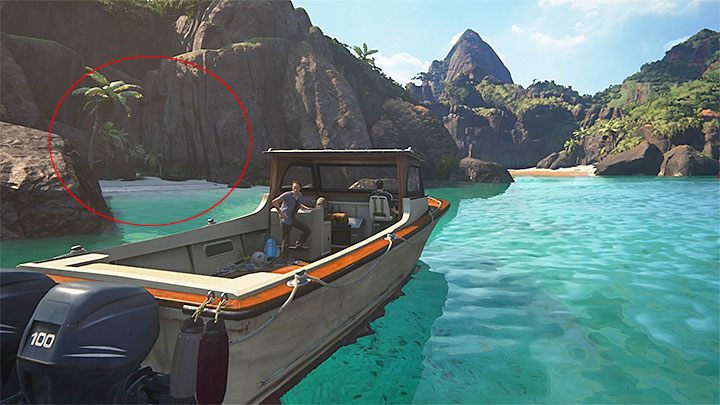 After you find the treasure, go to the nearby beach because there is a larger cave there, which is where you find the fourth Treasure (Persian and Silver Pen Box) - Uncharted 4: Chapter 12 At Sea - walkthrough - Walkthrough - Uncharted 4: A Thiefs End Game Guide
