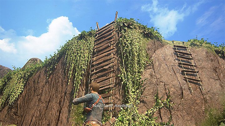 Climb over the snapped bridge - Uncharted 4: Chapter 12 At Sea - walkthrough - Walkthrough - Uncharted 4: A Thiefs End Game Guide