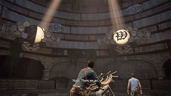 After you do this, move both spheres into the lighted spots (the above screenshot) - Uncharted 4: Chapter 12 At Sea - walkthrough - Walkthrough - Uncharted 4: A Thiefs End Game Guide