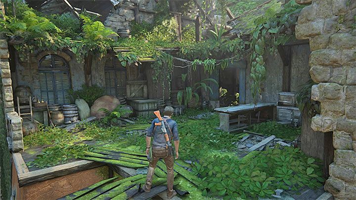 Regardless of your tactic, Sam and Nate have to make it over to the building shown in the above screenshot - Uncharted 4: Chapter 14 Join Me in Paradise - walkthrough - Walkthrough - Uncharted 4: A Thiefs End Game Guide