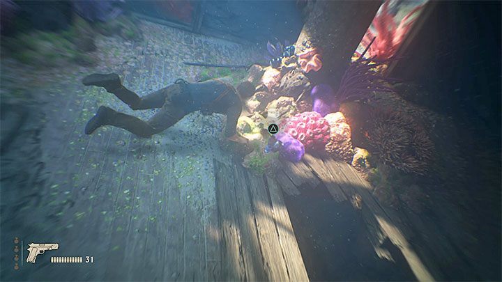 Steer the boat towards the ship wreck and dive into the water - Uncharted 4: Chapter 12 At Sea - treasure list - Treasures - Uncharted 4: A Thiefs End Game Guide