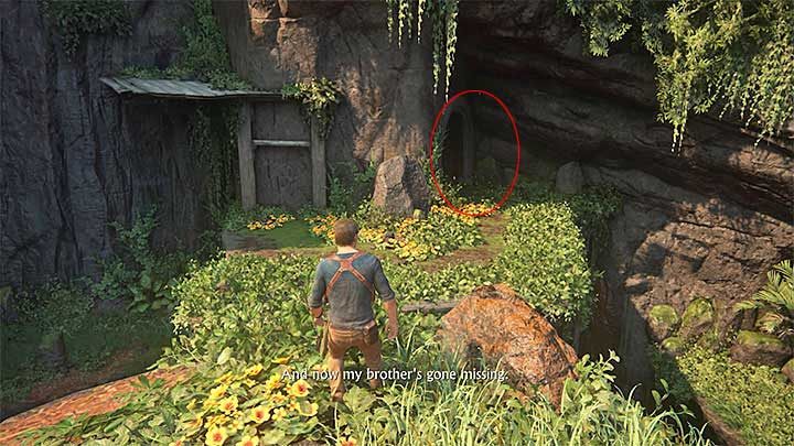 After you reach the upper ledge, head towards the area on the right shown in the above screenshot - Uncharted 4: Chapter 12 At Sea - treasure list - Treasures - Uncharted 4: A Thiefs End Game Guide