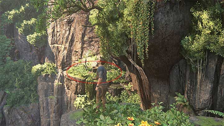 Take the ledges on the left and reach the top ledge - Uncharted 4: Chapter 12 At Sea - treasure list - Treasures - Uncharted 4: A Thiefs End Game Guide