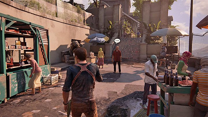 You have to pet the lemur in the first place (it is not necessary to allow it to steal the apple from Nate) - Uncharted 4: Optional conversations - secrets, puzzles - Secrets and puzzles - Uncharted 4: A Thiefs End Game Guide