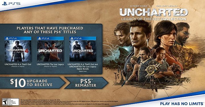 You can obtain Uncharted 4 and Uncharted Lost Legacy in two ways - Uncharted 4: Legacy of Thieves Collection - Appendix - Uncharted 4: A Thiefs End Game Guide