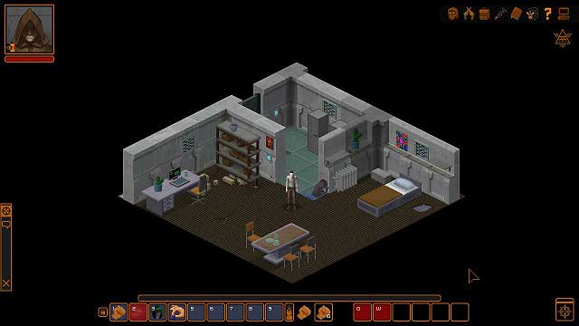 You start in your room, which doesnt look very impressive, but there are a lot of items here - Good start | Crafting and trading - Crafting and trading - Underrail Game Guide