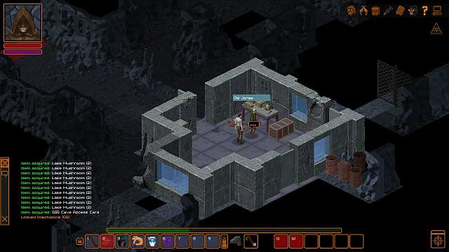 In the next location, you will find Old Jonas, who will tell you a lot about the caves that you are currently in - Good start | Crafting and trading - Crafting and trading - Underrail Game Guide