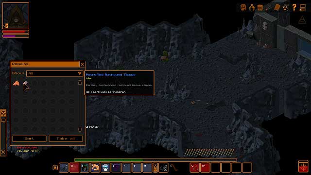 Start the battle from attacking it using the bolts mentioned earlier - Good start | Crafting and trading - Crafting and trading - Underrail Game Guide