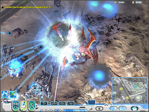 I assume that you've destroyed the first Science Walker quickly - Mission 7 - part 3 - Novus - Universe at War: Earth Assault - Game Guide and Walkthrough