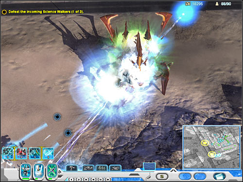 You will have to be extremely fast here - Mission 7 - part 3 - Novus - Universe at War: Earth Assault - Game Guide and Walkthrough