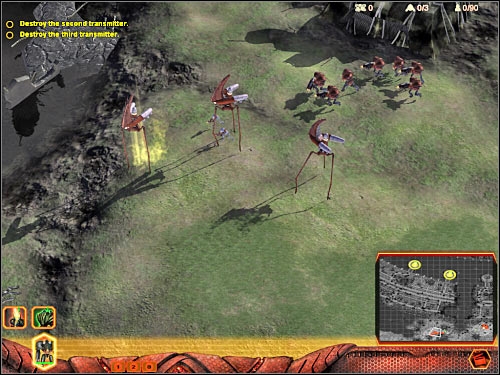 1 - Mission 3 - part 1 - Hierarchy - Universe at War: Earth Assault - Game Guide and Walkthrough