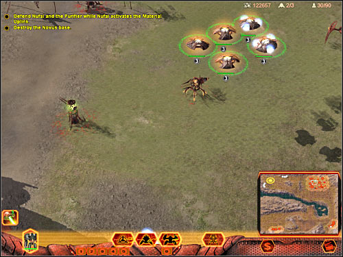 You will be allowed to move to the Novus base without any major preparations or delays - Mission 4 - part 2 - Hierarchy - Universe at War: Earth Assault - Game Guide and Walkthrough