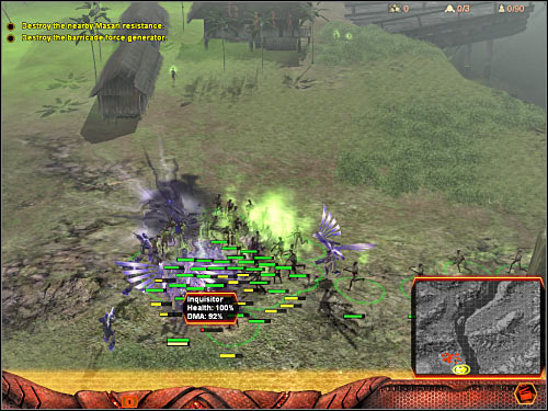 Fourth objective: Find the Masari leader - Mission 5 - part 1 - Hierarchy - Universe at War: Earth Assault - Game Guide and Walkthrough