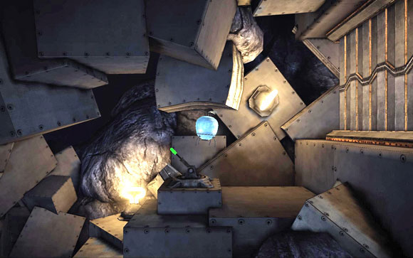 No need to fly down because you wont be able to unlock a passage there - Underground - Walkthrough - Unmechanical - Game Guide and Walkthrough