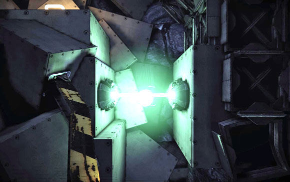 Fly further until you reach a force field - Underground - Walkthrough - Unmechanical - Game Guide and Walkthrough