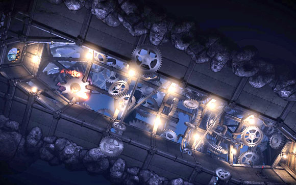 The next gate is closed [#4] and the lever which opens it is damaged - Pacemaker part 1: Map - Tunnel 1 - Walkthrough - Unmechanical - Game Guide and Walkthrough