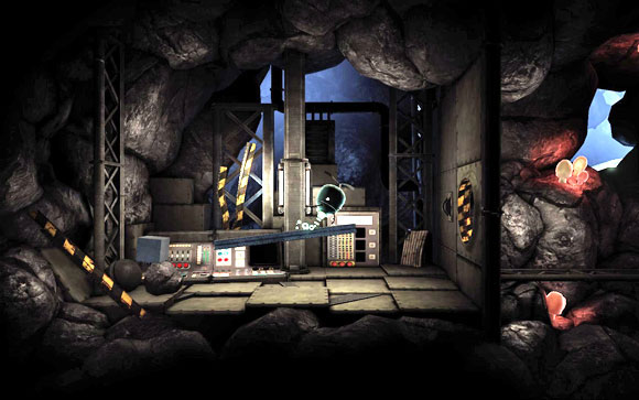 You'll notice that this is not enough - you have to find more objects - Pacemaker part 1: Map - Tunnel 2 - Walkthrough - Unmechanical - Game Guide and Walkthrough