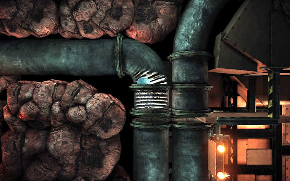 Return to the surface and switch the lever - Mines - Walkthrough - Unmechanical - Game Guide and Walkthrough