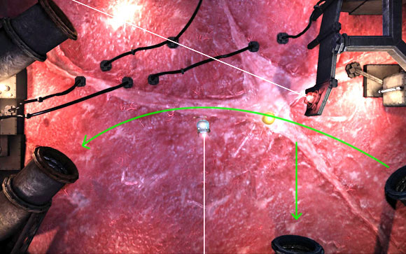 The next puzzle has three phases and it depends on your skill a little [#6] - Pacemaker part 2: Map - Tunnel 3 - Walkthrough - Unmechanical - Game Guide and Walkthrough