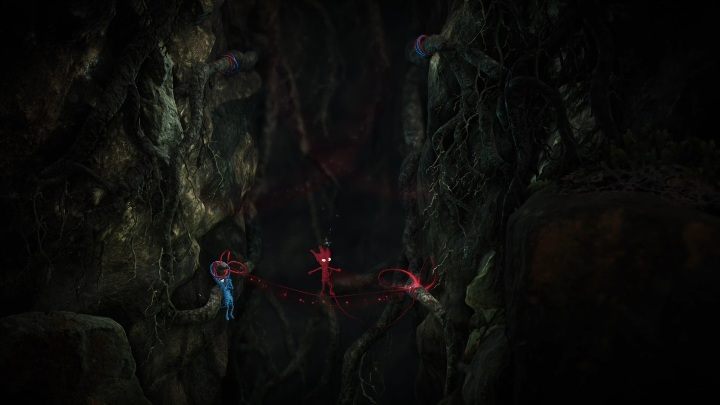 Inside the next cave, you have to create two bridges - Unravel 2: Foreign Shore level walkthrough - Unravel 2: Walkthrough - Unravel 2 Game Guide