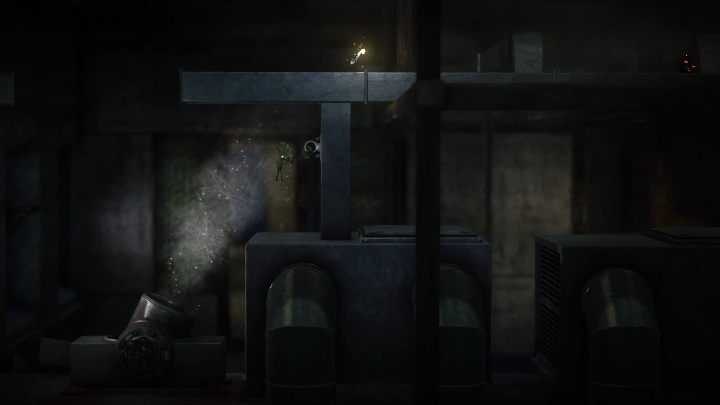 After reaching the room with the blowpipe you have to enter it quickly and let it blow you towards the shelf on the right - Unravel 2: Hideaway level walkthrough - Unravel 2: Walkthrough - Unravel 2 Game Guide