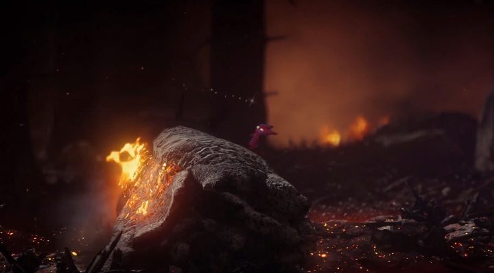 After leaving the cave you will get to the burning forest - Unravel 2: Ashes To Ashes level walkthrough - Unravel 2: Walkthrough - Unravel 2 Game Guide