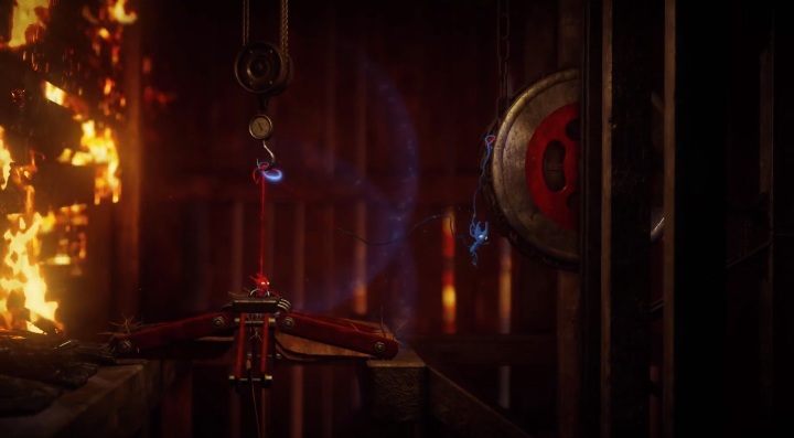 In the barn you will get to a mechanism - Unravel 2: Ashes To Ashes level walkthrough - Unravel 2: Walkthrough - Unravel 2 Game Guide