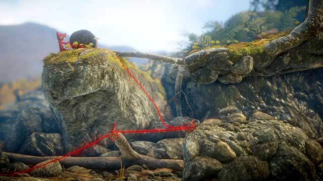 The tin can must be placed in the tunnel. Otherwise, you wont be able to proceed - Level 4 - Mountain Trek - Walkthrough - Unravel - Game Guide and Walkthrough