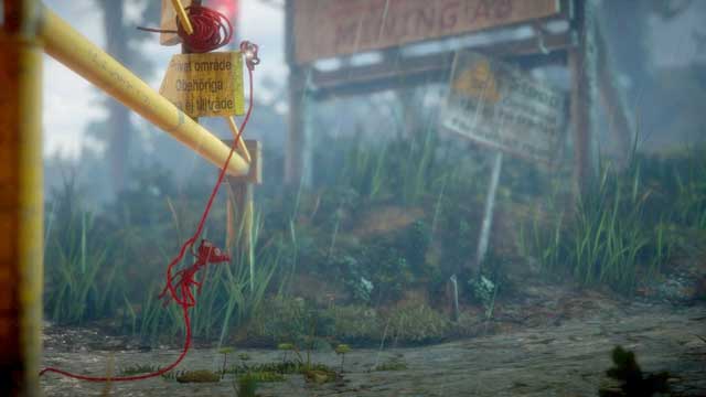 Theres a supply of string on the ramp - Level 6 - Down in a Hole - Walkthrough - Unravel - Game Guide and Walkthrough