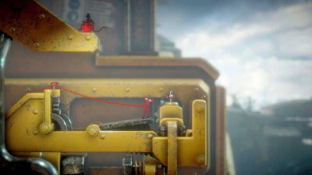 Tinker a little bit with the mechanism and you will unlock your way up - Level 7 - How Much is Enough - Walkthrough - Unravel - Game Guide and Walkthrough