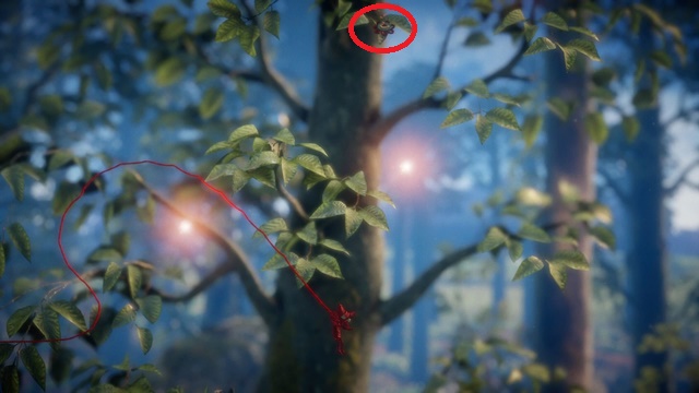 The third button is located about halfway up the tree in the background - Level 12 - Renewed - Walkthrough - Unravel - Game Guide and Walkthrough