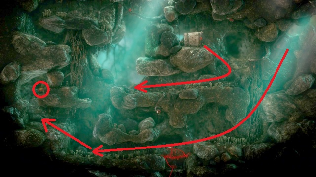 Youll find yourself in a cave - Level 4 - Mountain Trek - Secret collectibles - buttons - Unravel - Game Guide and Walkthrough