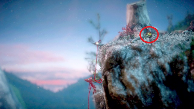 To get to the button, get in full swing on the last loop to the right - Level 5 - Off the Rails - Secret collectibles - buttons - Unravel - Game Guide and Walkthrough