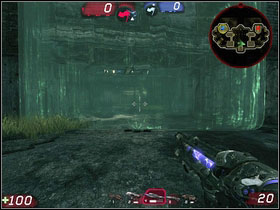 Description: Map has one, short tunnel to centre and underground road system [1] - Battle 7-11 - Chapter II	 - Unreal Tournament III - Game Guide and Walkthrough