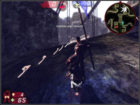 Description: Tight map with two-line road between bases and more roads below area - Battle 7-11 - Chapter II - Unreal Tournament III - Game Guide and Walkthrough