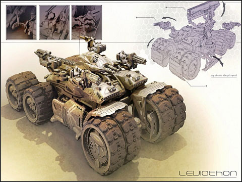 Huge and powerful weapon - Axon - Vehicles - Unreal Tournament III - Game Guide and Walkthrough