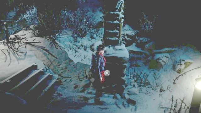 Totem on the stairs - Until Dawn: Clues and totems in Prologue and Episode 1 - Clues and totems - locations - Until Dawn Game Guide & Walkthrough