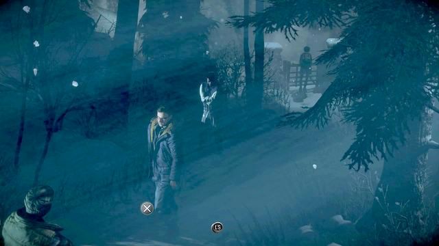 Totem in front of the shelter - Until Dawn: Clues and totems in Episode 2 - Clues and totems - locations - Until Dawn Game Guide & Walkthrough