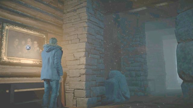 The family portrait in the corridor - Until Dawn: Clues and totems in Episode 2 - Clues and totems - locations - Until Dawn Game Guide & Walkthrough