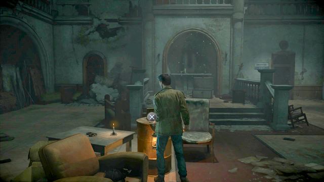 The cigar box is on the barrel - Until Dawn: Clues and totems in Episode 5 - Clues and totems - locations - Until Dawn Game Guide & Walkthrough