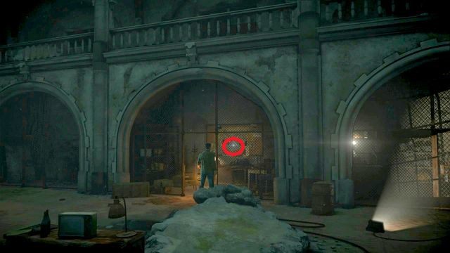 the map is also in the chapel, to the right of the exit to the corridor (the steel gate on the right) - Until Dawn: Clues and totems in Episode 5 - Clues and totems - locations - Until Dawn Game Guide & Walkthrough
