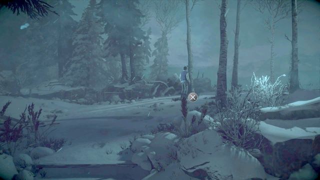 Fortune Totem atop the stairs under the tree - Until Dawn: Clues and totems in Episode 5 - Clues and totems - locations - Until Dawn Game Guide & Walkthrough