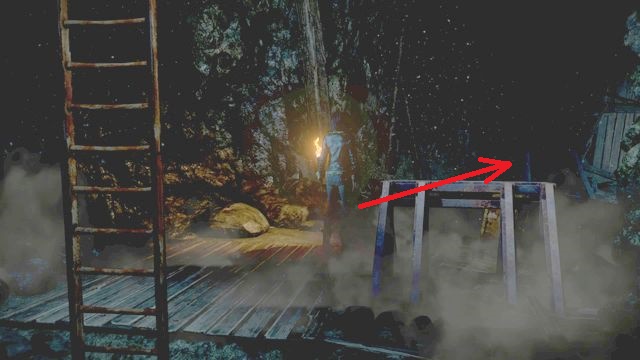 To activate the elevator, take the ladder up - Until Dawn: Clues and totems in Episode 7 - Clues and totems - locations - Until Dawn Game Guide & Walkthrough